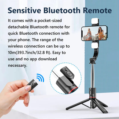 Foldable Selfie Stick Tripod