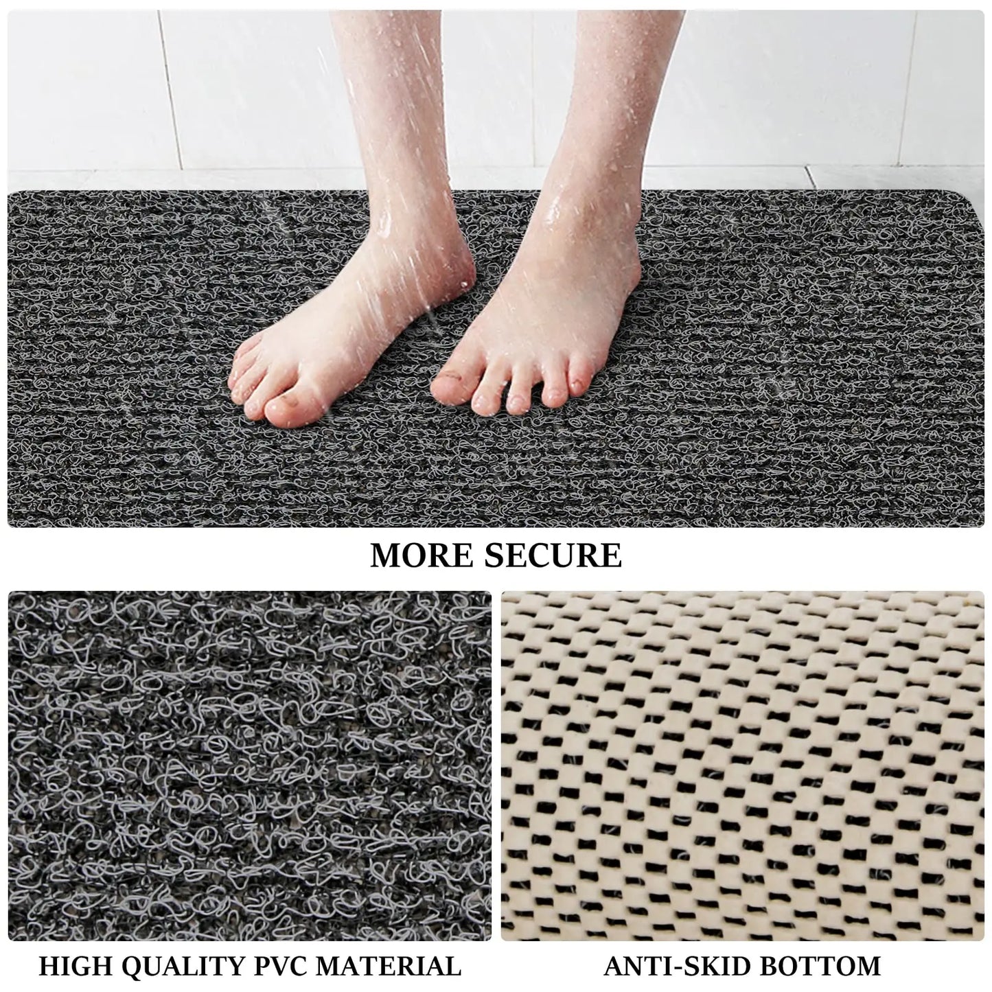 QuickDry Non-Slip Shower Mat